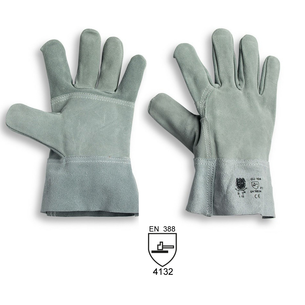 Oldenburg Guanti Di Sicurezza In Pelle Fiore, Fg.5 – Modello Hase 212100, Taglia 9, Protezione Antinfortunistica